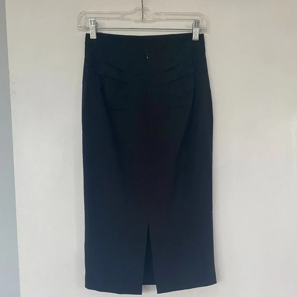 BCBG ruched midi pencil skirt NWT - Picture 3 of 8